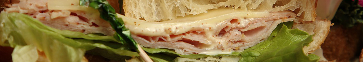 Eating Deli Sandwich at Gershons Ny Deli restaurant in Murrells Inlet, SC.